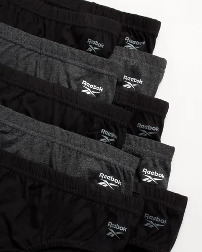 Vista 2 de Reebok Men's Underwear - Low Rise Briefs with Contour Pouch (10 Pack)