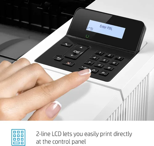 Vista 9 de HP LaserJet Pro M501dn Impresora dúplex con garantía in situ de un año, al siguiente día laborable (J8H61A)