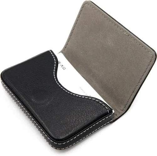 Vista 27 de Cartera con bloqueo RFID - Tarjetero minimalista de cuero para negocios, 12-verde, Pequeña, Slim