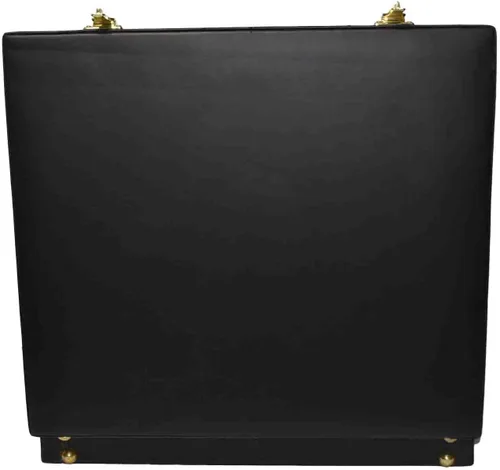Vista 4 de Attache Case - Maletín lateral duro, con bloqueo de combinación doble, color negro, Negro