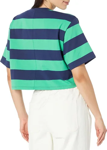 Vista 2 de The Drop Camiseta corta de manga corta con cuello redondo Sydney para mujer