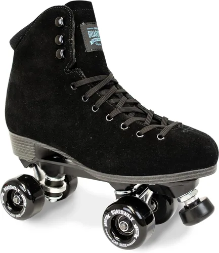 Vista 6 de Sure-Grip Boardwalk - Patines de ruedas unisex para exteriores con botas de cuero retro y ruedas 82A