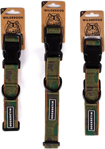 Vista 2 de Wilderdog Serie de collares ultraligeros para perros - Pequeño - Camo