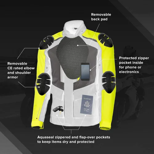 Vista 3 de Fly Racing unisex Flux Air Mesh Jacket