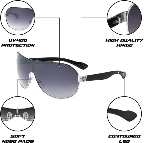 Vista 6 de Khan Shuttle - Gafas de sol de una pieza