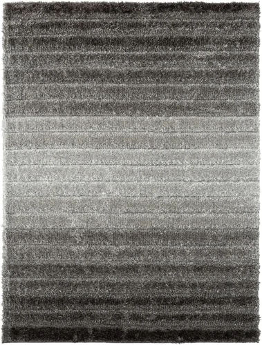 Vista 3 de LUXE WEAVERS Lantanas Collection 7119 - Alfombra geométrica moderna gris de 5 x 7 pulgadas