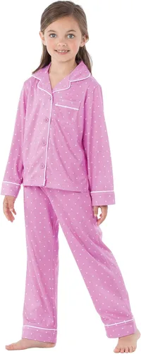 Vista 2 de PajamaGram Pijamas para niños - Pijamas con botones para niños