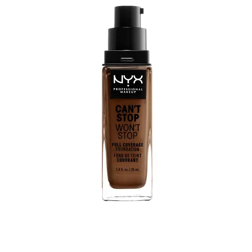 Vista 21 de NYX Professional Makeup Can't Stop Won't Stop - Cepillo para base de maquillaje Negro