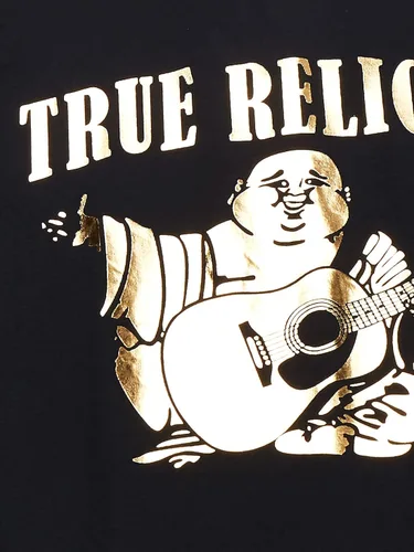 Vista 5 de True Religion Mens Big Buddha Metallic Short Sleeve Tee