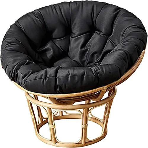 Vista 18 de HUHJYUGE Cojín colgante para silla de hamaca de solo 16 x 16 pulgadas, cojín de repuesto impermeable para silla colgante, cesta colgante, cojín