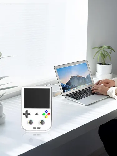 Vista 8 de Funda para consola de juegos retro RG406V, funda protectora suave a prueba de golpes de TPU para consolas de juegos portátiles ANBERNIC RG406V