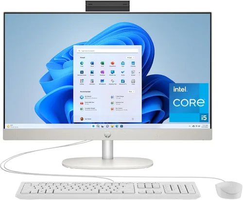 Vista 9 de HP Computadora de escritorio todo en uno con pantalla táctil de 27 pulgadas, Intel 12-Core Ultra 7 155U, 32 GB DDR5 RAM, 1 TB SSD, KB y mouse