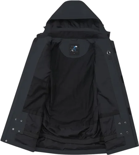 Vista 3 de PHIBEE Chaqueta de esquí transpirable impermeable para mujer