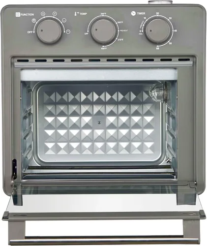 Vista 11 de Magnavox Home, horno freidora de aire de 16.5 cuartos de galón, con infusión de vapor, negro, horno de encimera de convección, 6 funciones