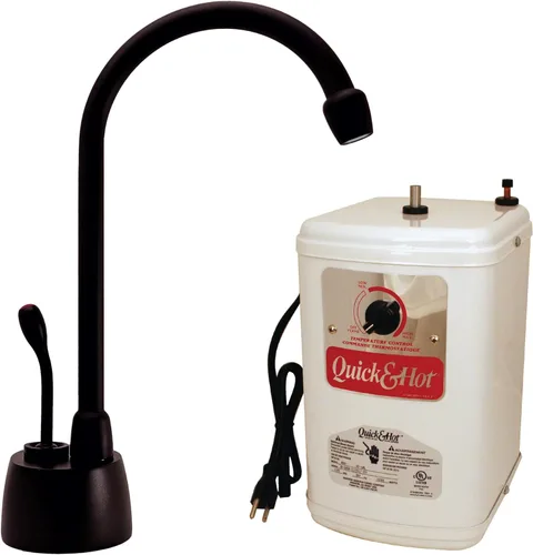 Vista 13 de Westbrass DT1F271-12 Develosah - Grifo dispensador de agua caliente de 9 pulgadas con sistema de tanque digital HotMaster DigiHot y filtro de agua