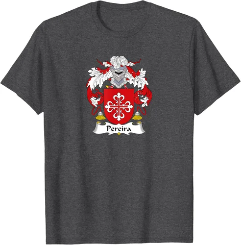 Vista 24 de Escudo de armas Pereira - Camiseta con escudo familiar, Negro