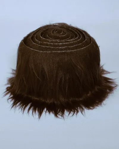 Vista 14 de Tela de pelo sintético lanudo y esponjoso, tira precortada para manualidades, gnomos, pompones, elfos enanos, decoración de invierno, bricolaje