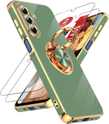 Vista 102 de LeYi Funda para iPhone XR: con Protector de Pantalla de Vidrio Templado [Paquete de 2] Soporte de Anillo Giratorio de 360°, Soporte Magnético