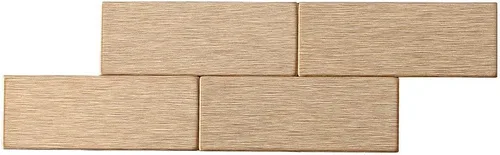 Vista 4 de Azulejos adhesivos de Aspect para salpicadero, de metal mate, diseño de tipo metro, para cocina y baño, A95-51