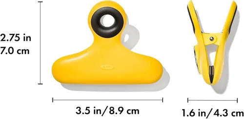 Vista 4 de OXO Good Grips - Clips magnéticos de alta resistencia, 4 piezas Colores surtidos