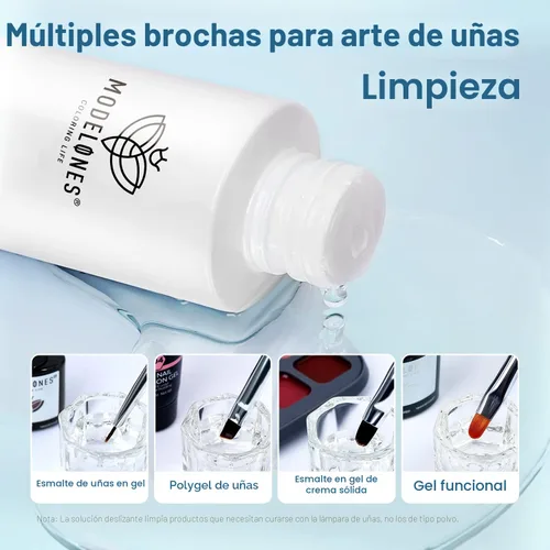 Vista 5 de Modelones Kit de gel de extensión de polivinílico, solución deslizante