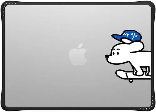 Vista 49 de CASETiFY Impact - Funda para MacBook Air de 13 pulgadas (M1/Intel) [esquinas de impacto acolchadas/resistente a los arañazos/agarre antideslizante]