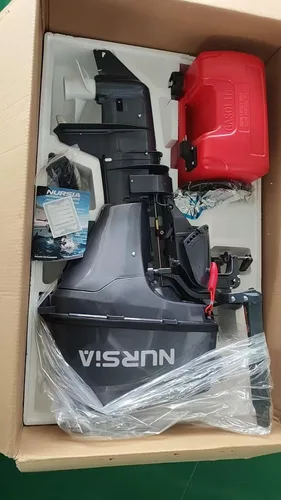 Vista 4 de NURSIA Motor fuera de borda de 4 tiempos de 12Hp con tanque de combustible