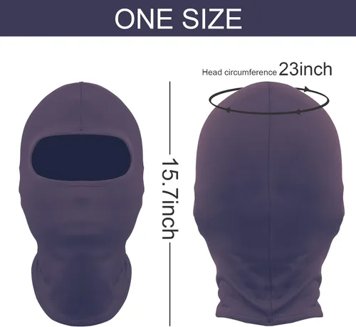 Vista 5 de Ski Mask for Men Women, Balaclava Face Mask Men,Pooh Shiesty Mask,Full Face Mask UV Protection Outdoor Sports