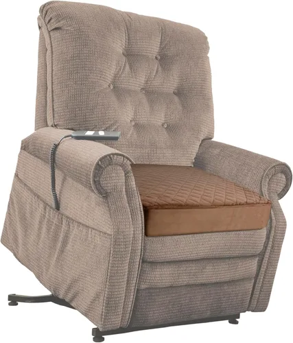 Vista 5 de Funda de repuesto para cojín de asiento cuadrado de 20 x 20 x 5 pulgadas para sillones reclinables y sillones, tela aterciopelada suave