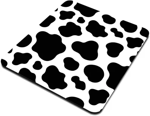 Vista 3 de Alfombrilla de mouse con patrón de textura de vaca, accesorios de escritorio de oficina, alfombrilla de ratón de vaca, decoración de escritorio