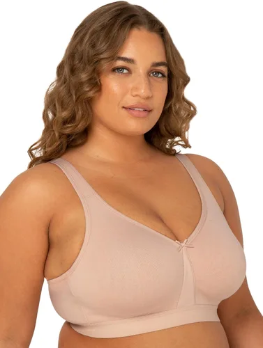 Vista 5 de Fruit of the Loom Brasier de algodón sin aros en tallas grandes, para mujer
