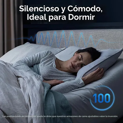 Vista 6 de Base de cama ajustable individual XL con masaje, base de cama eléctrica con patas ajustables, puertos USB, control remoto inalámbrico, gravedad cero