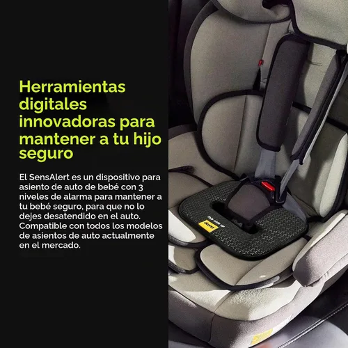 Vista 4 de Doona SensAlert - Alerta de asiento de coche para niños, compatible con asiento de automóvil y cochecito Doona