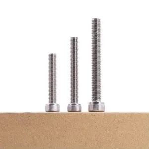 Vista 6 de Tornillos de cabeza hueca M10-0.059 x 0.787 in (12 unidades), acero inoxidable 304 18/8, rosca completa, rosca gruesa, DIN912