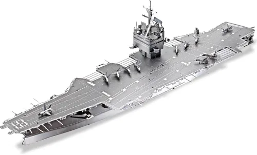 Vista 9 de Piececool Rompecabezas de metal 3D, kit de modelo de buque de guerra, acorazado Fuso, kit de construcción de modelos militares de embarcación