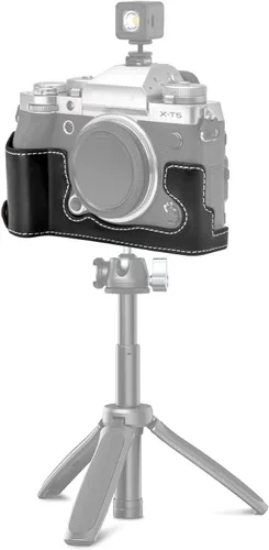 Vista 5 de Rieibi Fuji XT5 - Funda de piel sintética para cámara digital Fujifilm X-T5, color negro