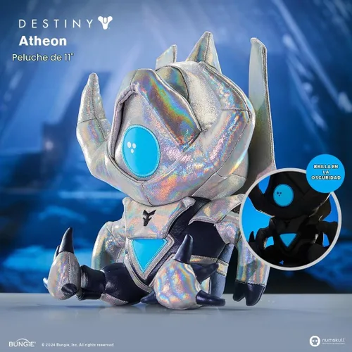 Vista 6 de Numskull Peluche oficial de Destiny 2 Aetheon, réplica suave de peluche, producto oficial de Destiny 2 Atheon