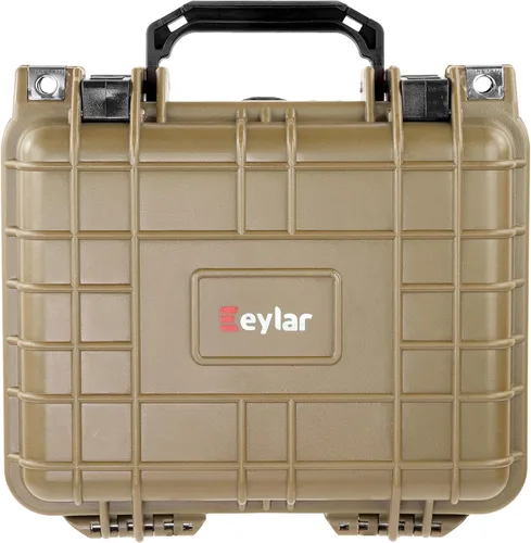 Vista 13 de Eylar Pequeño engranaje profundo de 10.62", equipo, estuche rígido para cámara impermeable con espuma (negro) estándares TSA