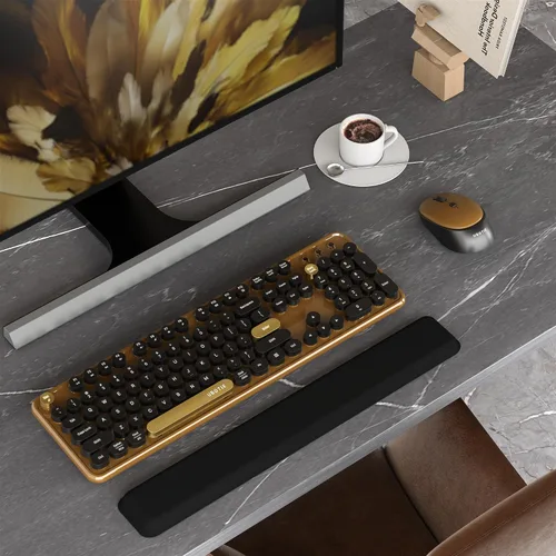 Vista 2 de Coloridos teclados inalámbricos de computadora y mouse combinados
