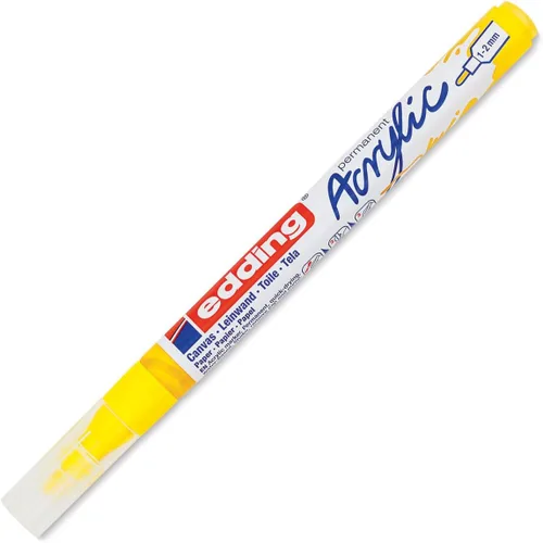 Vista 6 de edding 5300 marcador acrílico fino - gris - 1 marcador de pintura acrílica impermeable - punta redonda fina 0.039-0.079 in - pluma de pintura