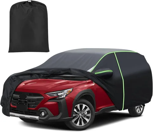 Vista 22 de Mixsuper Liner Funda para coche para BMW X3 2003-2026, 7 capas, funda impermeable para coche, accesorios para X3 con puerta con cremallera, tiras