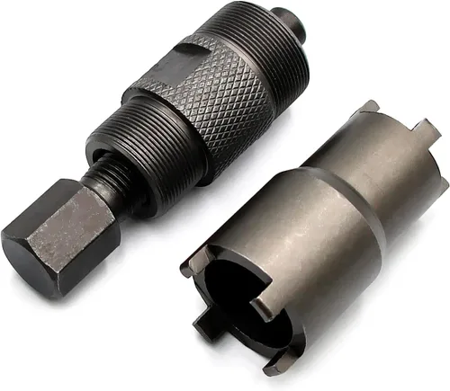 Vista 9 de 20 mm 24 mm Herramienta de extracción de embrague, llave de tuerca de bloqueo removedora de herramienta de llave de tuerca de 4 pines