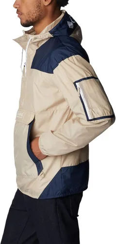 Vista 21 de Columbia Cortavientos Challenger para hombre pepita dorada/verde piedra