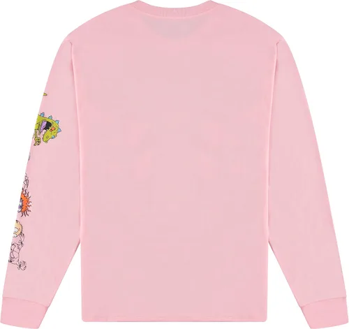 Vista 2 de Nickelodeon Camisa de manga larga para hombre, #TBT para hombre, ropa de los años 90, camiseta de manga larga Rugrats Reptar
