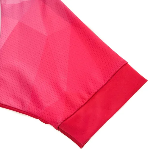 Vista 5 de Maillot de ciclismo para mujer, manga corta y babero de verano acolchado