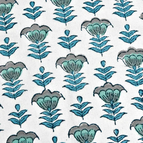 Vista 6 de Ridhi Juego de 2 fundas de almohada decorativas de 16 x 16 pulgadas con estampado de bloques de color azul aguamarina para sala de estar