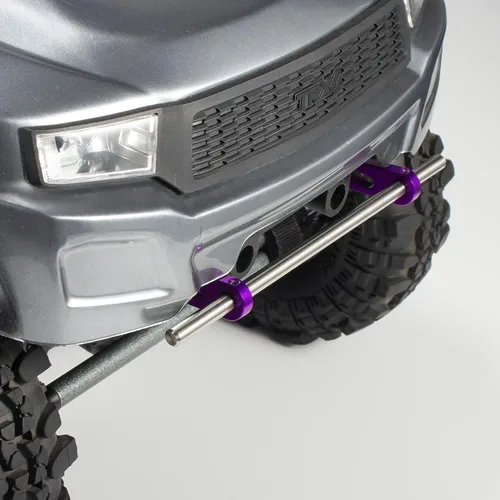 Vista 7 de AMK Parachoques RC de aleación de aluminio modular 1/10 RC Crawler parachoques delantero trasero Bull barras para 1/10 RC Crawler LCG Rigs construye