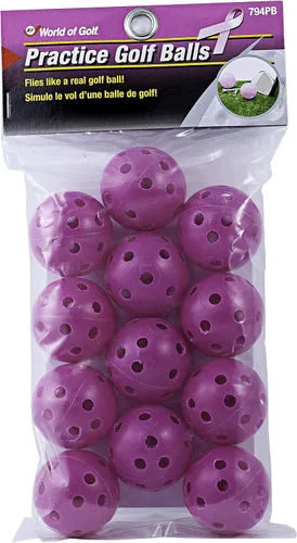 Vista 3 de Jef World of Golf Gifts and Gallery, Inc. Bolas de práctica (rosa)