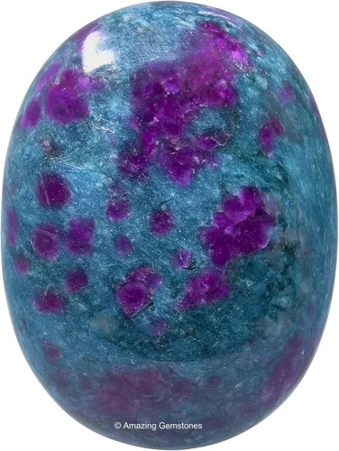 Vista 39 de Piedras de Siete Chakras de Amazing Gemstone y Piedras Curativas - Grandes Piedras de Palma de Cristal - Cristal para Buena Suerte, Energía Positiva