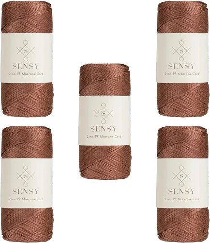 Vista 32 de Sensy Premium 2mm 229.5 metros de cuerda de poliéster 100% cordón de polipropileno Cordón de macramé 2mm Cordón para bolso de crochet Hilo